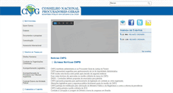 Desktop Screenshot of cnpg.org.br