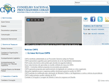 Tablet Screenshot of cnpg.org.br